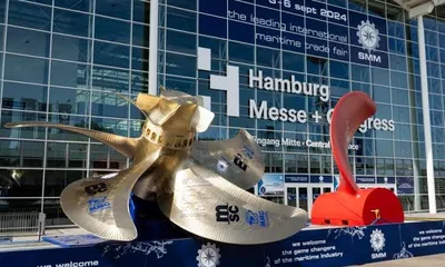 35-Ton Propeller Arrives in Hamburg as SMM 2026 Sets Sail