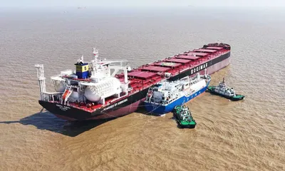 China Completes World-First Commercial Green Ammonia Bunkering at Sea