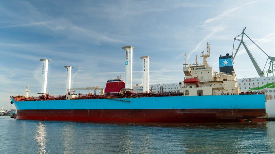 Maersk Tankers Installs First Suction Sails in Major Wind Retrofit Push