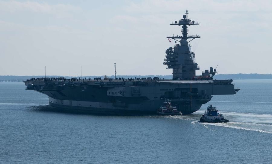 USS John F. Kennedy Completes First Sea Trials as Ford-Class Program Advances