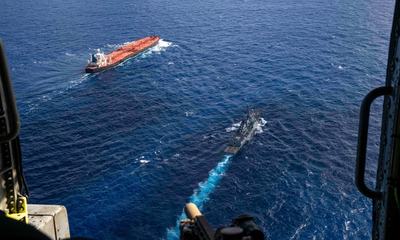 U.S. Forces Board Sanctioned Tanker in Indian Ocean, Signaling Stronger Maritime Enforcement
