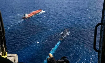 U.S. Forces Board Sanctioned Tanker in Indian Ocean, Signaling Stronger Maritime Enforcement
