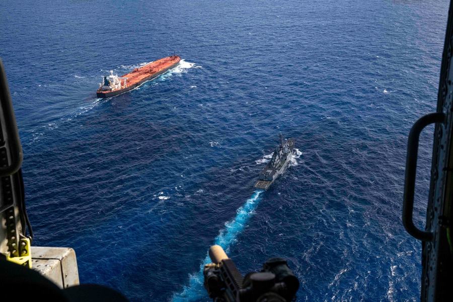 U.S. Forces Board Sanctioned Tanker in Indian Ocean, Signaling Stronger Maritime Enforcement